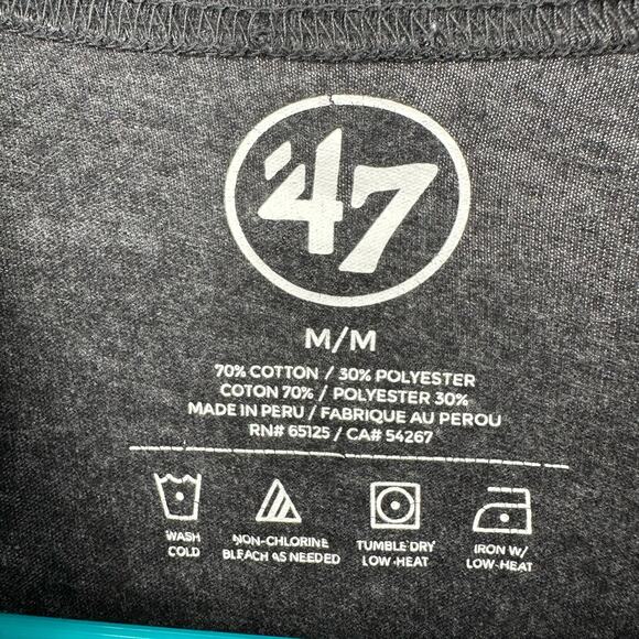 '47 Size Medium Shirt Black Minnesota Vikings Long Sleeve Tee NFL Football Team‎ - Picture 5 of 5